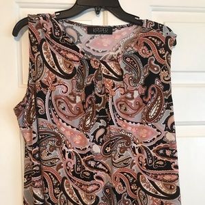 Kasper multicolored blouse. XL